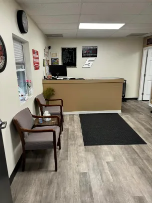 Reception area